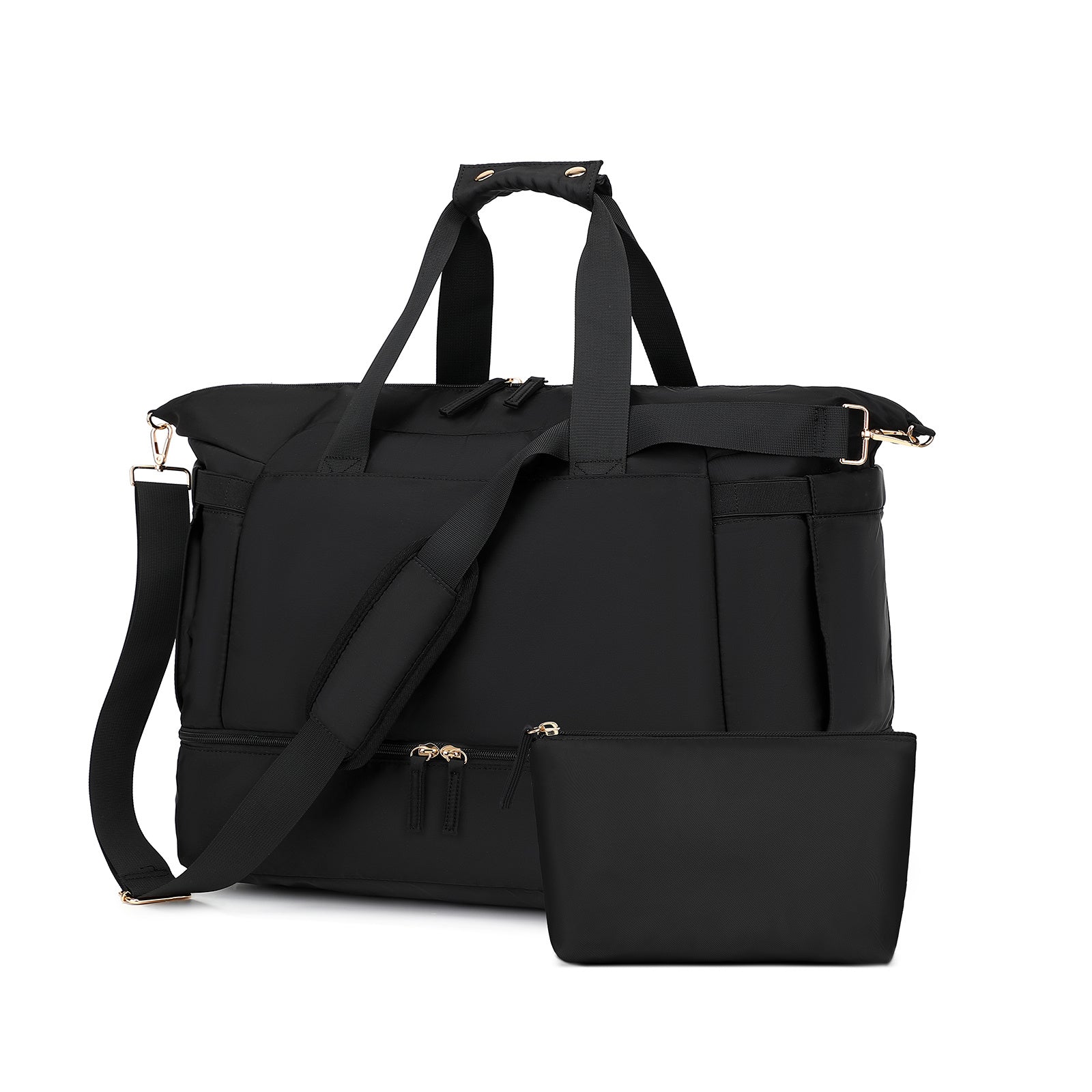 Gym Bag For Women,Travel Duffel Bag With USB Charging Port,Weekender Bag With Wet Pocket