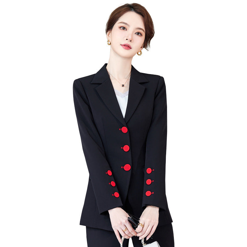 Women's Business Wear Suit Suit Suit Bell-bottom Pants Trousers