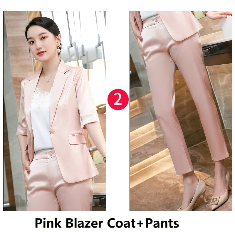 Women's Business Casual Slim Fit Suit
