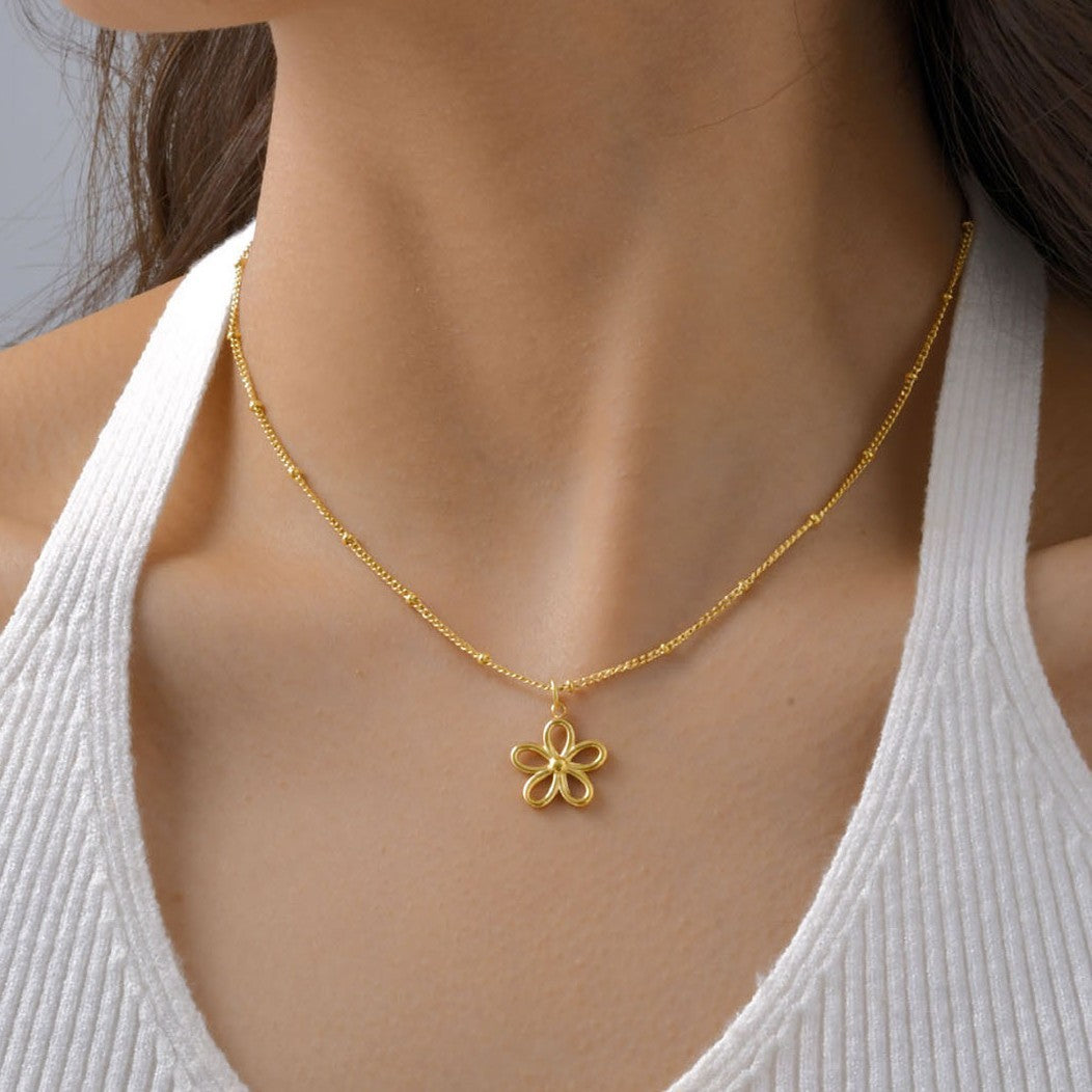 Fashion All-match Niche Gold Pendant Necklace