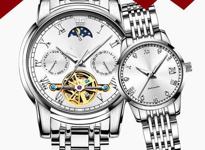 Couple's Automatic Pair Of Mechanical Watches