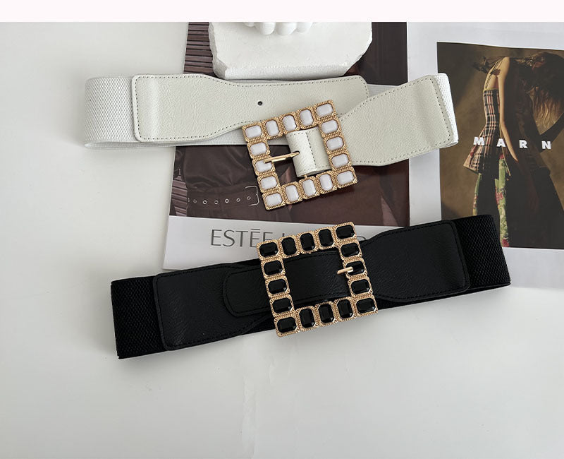 New Rhinestone Pin Buckle Belt Women