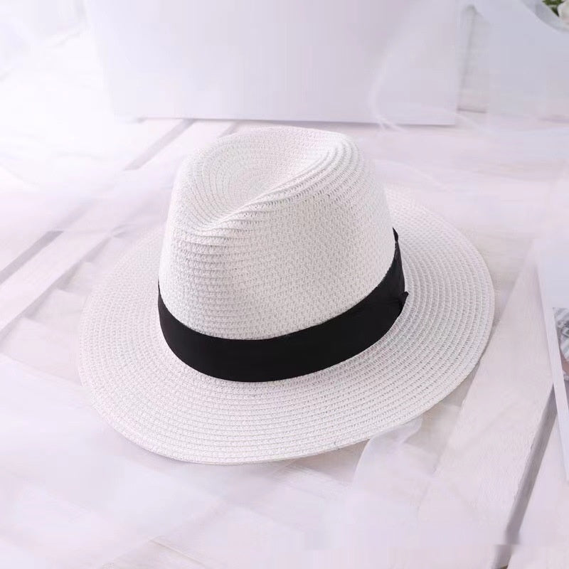 Simple Fashion European And American Style Men's UV-proof Straw Hat