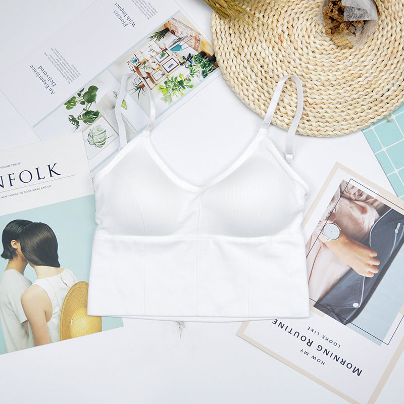 Beauty Back Sexy Large U Seamless Tube Top Without Steel Ring Sports Vest Camisole Tube Top Underwear For Women