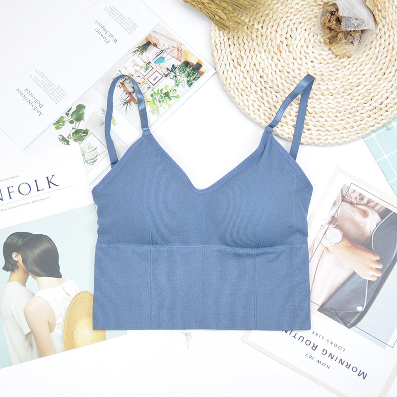 Beauty Back Sexy Large U Seamless Tube Top Without Steel Ring Sports Vest Camisole Tube Top Underwear For Women