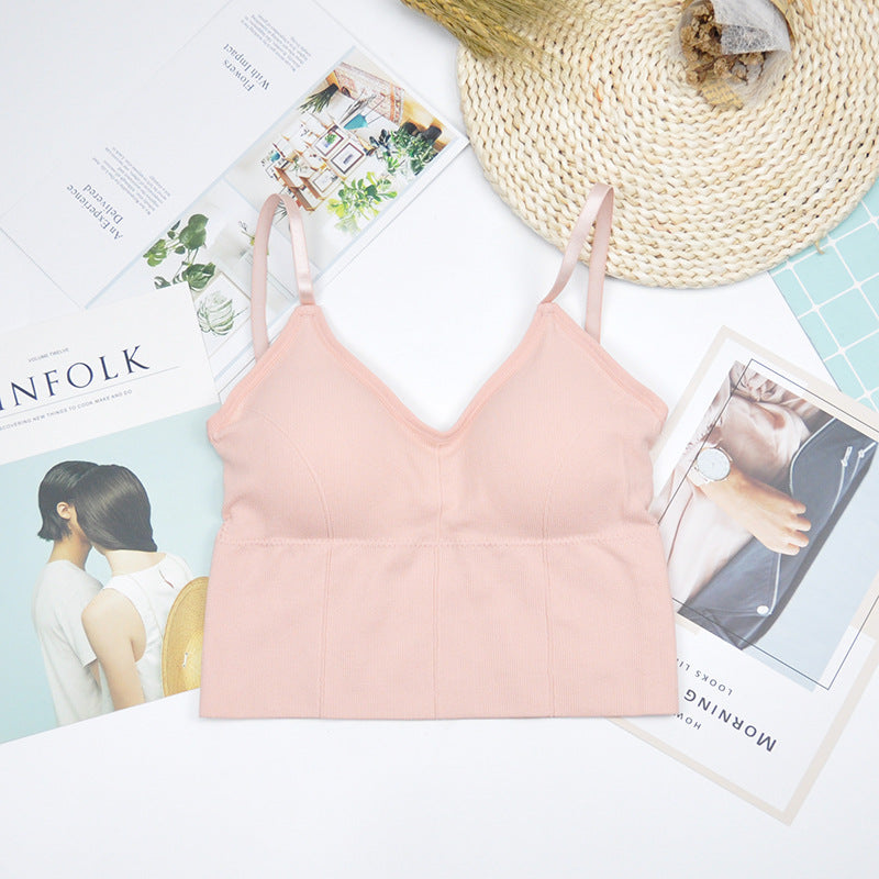 Beauty Back Sexy Large U Seamless Tube Top Without Steel Ring Sports Vest Camisole Tube Top Underwear For Women