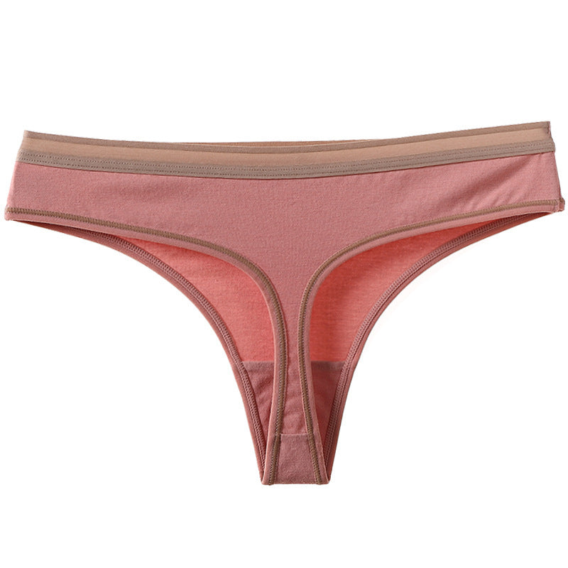 New Sexy Hot Temptation Underwear Women Pure cotton T Pants Mulberry Silk Plus Size Sports European And American Foreign Trade Women's Thong