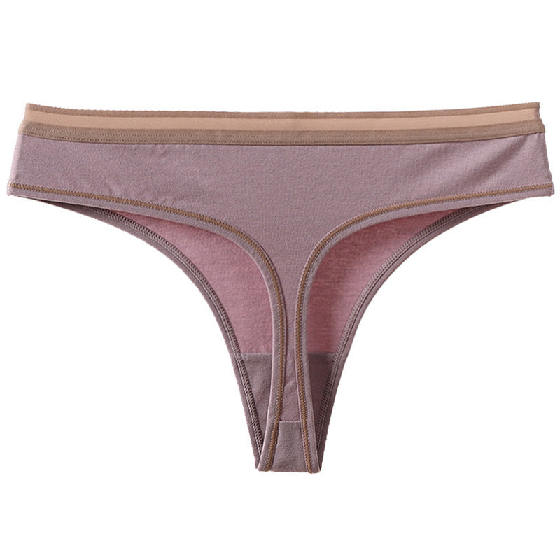 New Sexy Hot Temptation Underwear Women Pure cotton T Pants Mulberry Silk Plus Size Sports European And American Foreign Trade Women's Thong