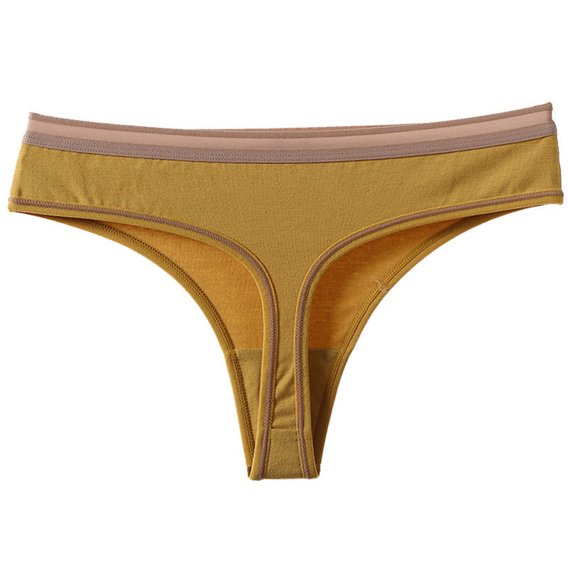 New Sexy Hot Temptation Underwear Women Pure cotton T Pants Mulberry Silk Plus Size Sports European And American Foreign Trade Women's Thong