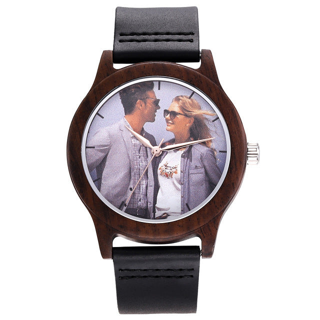 New Cross-Border Wooden Men'S  Commemorative Gift Custom  Oem Self-Built Station Watches