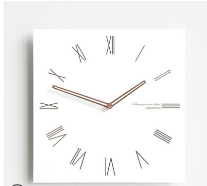 Square Meter Box Wall Clock Living Room Clocks Modern Atmosphere Fashion Personality Household Decorative Wall Watches