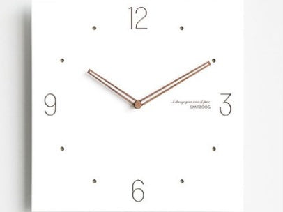 Square Meter Box Wall Clock Living Room Clocks Modern Atmosphere Fashion Personality Household Decorative Wall Watches