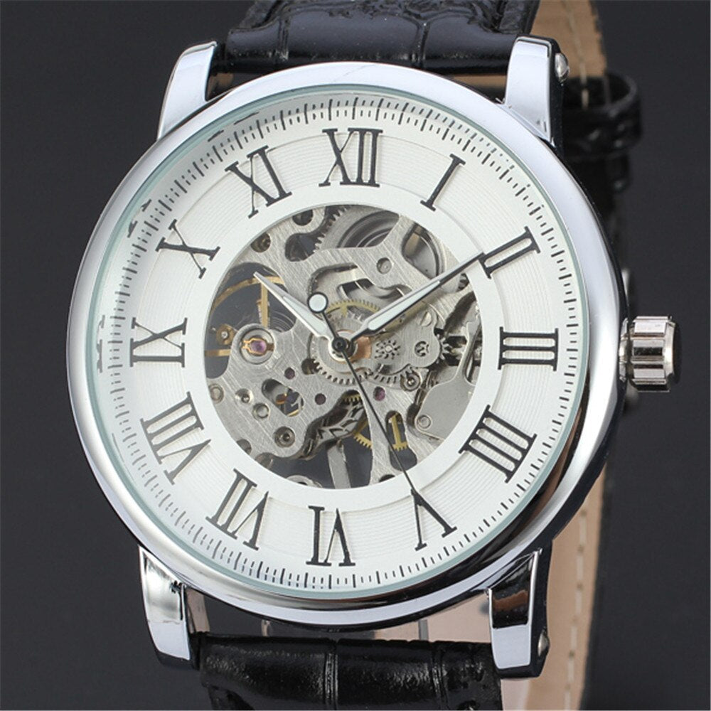 Men's hollow automatic mechanical watch