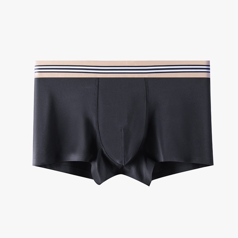 Summer Antibacterial Breathable Mid-waist Boxers Men