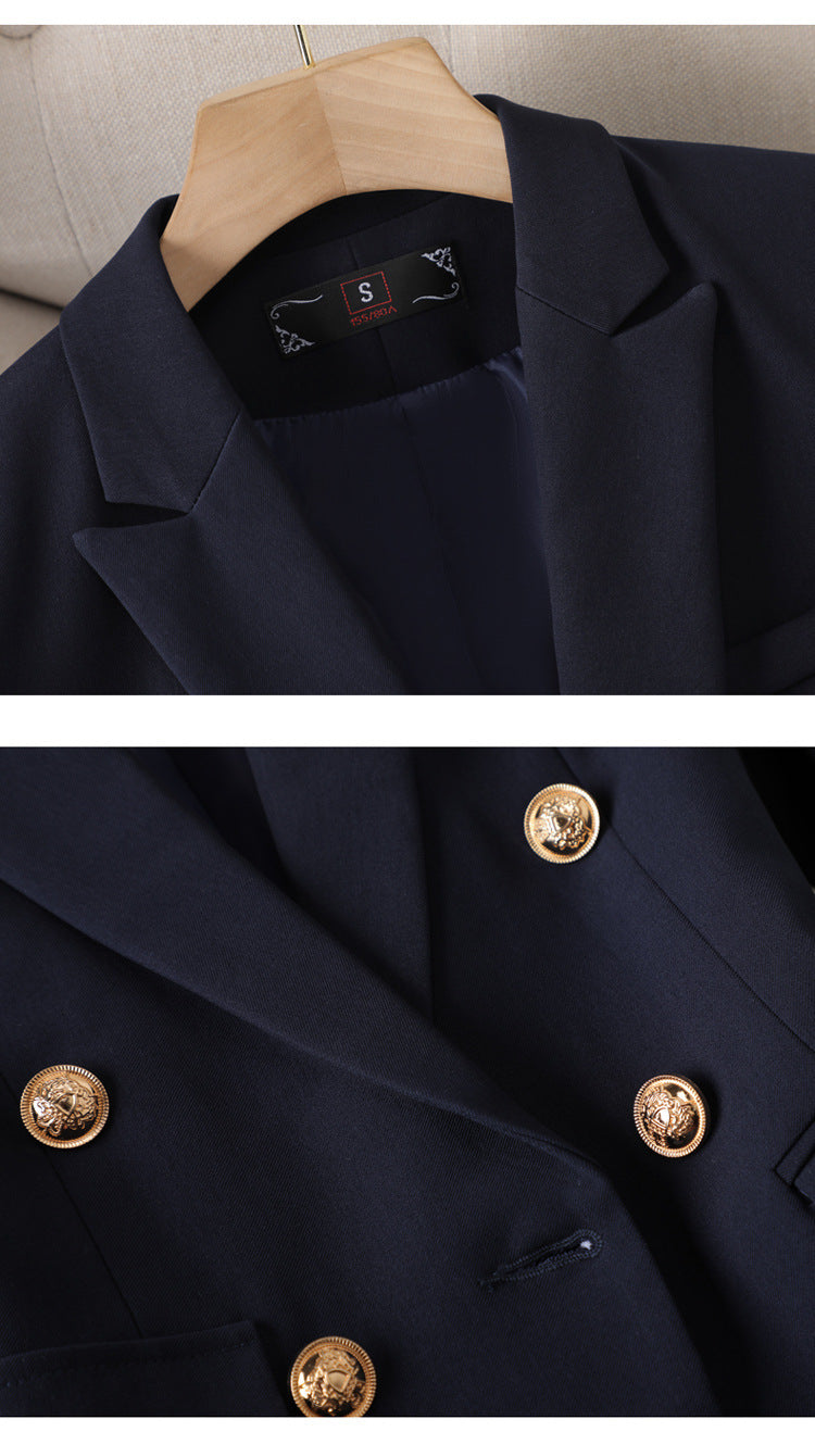 Women's Suit Jacket Bell-bottom Pants Business Suit