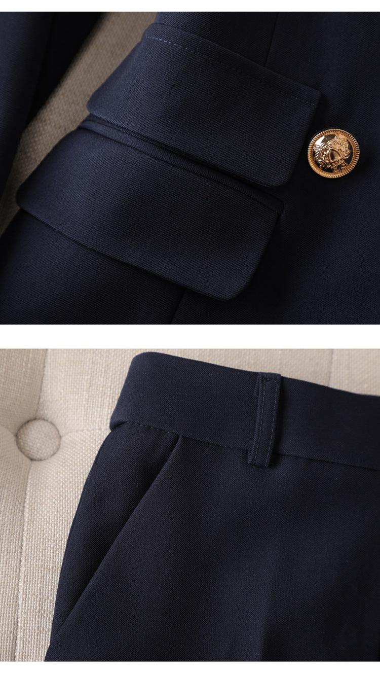 Women's Suit Jacket Bell-bottom Pants Business Suit