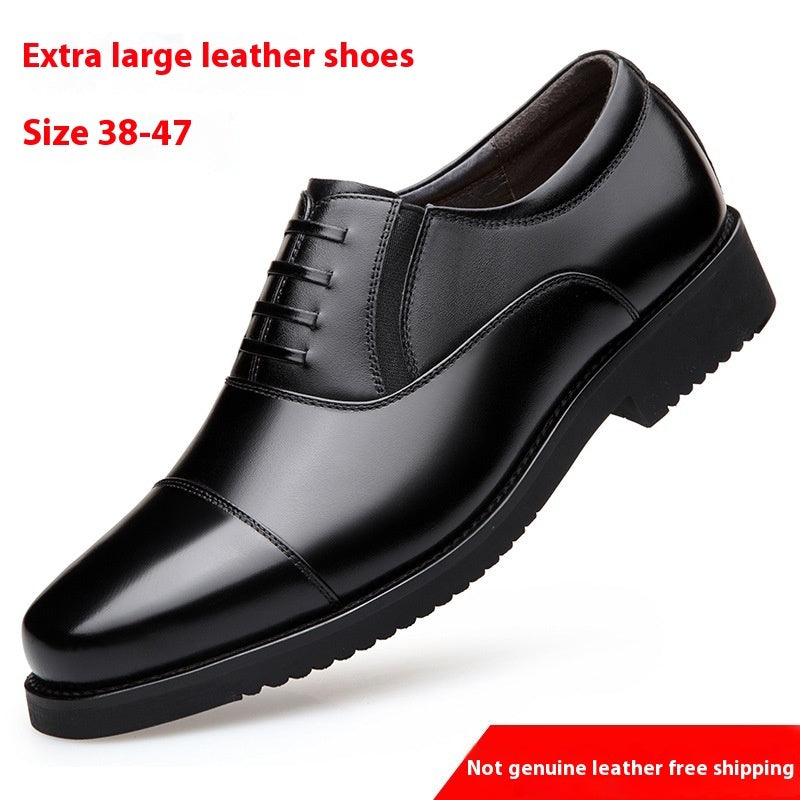 Business Formal Wear Three Section Leather Shoes