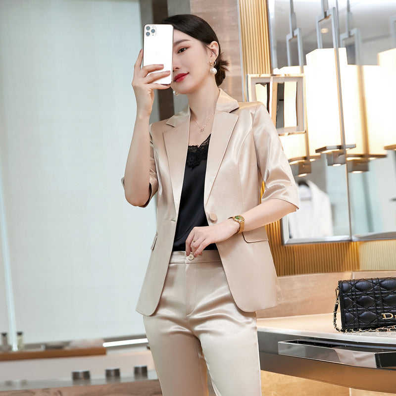 Women's Business Casual Slim Fit Suit
