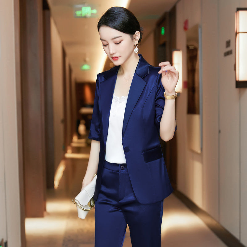 Women's Business Casual Slim Fit Suit