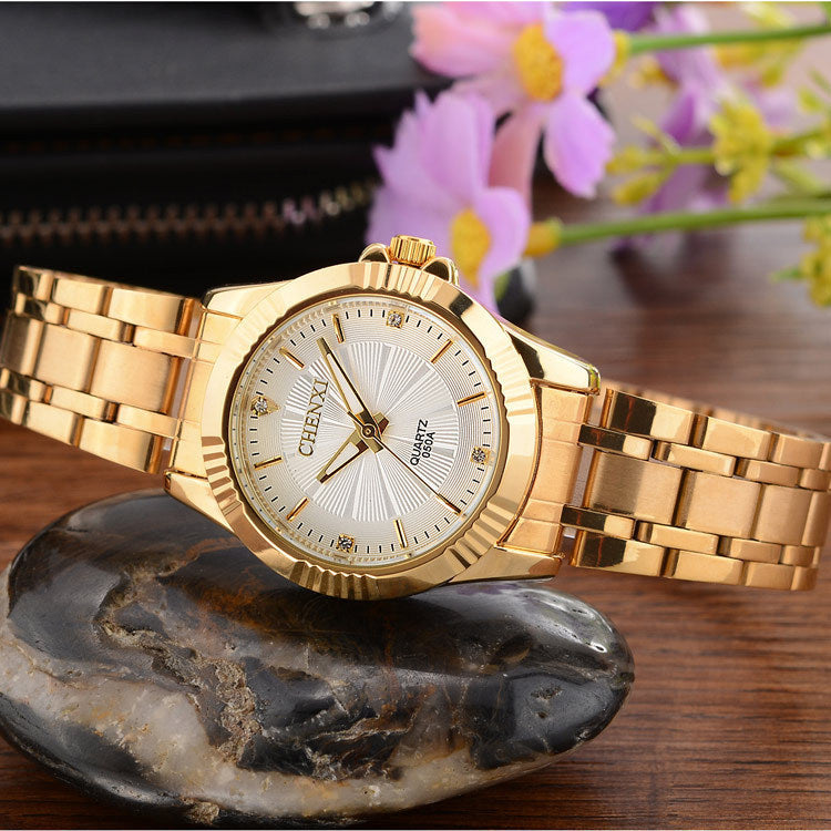 Business Men's Watches Fashion Full Gold