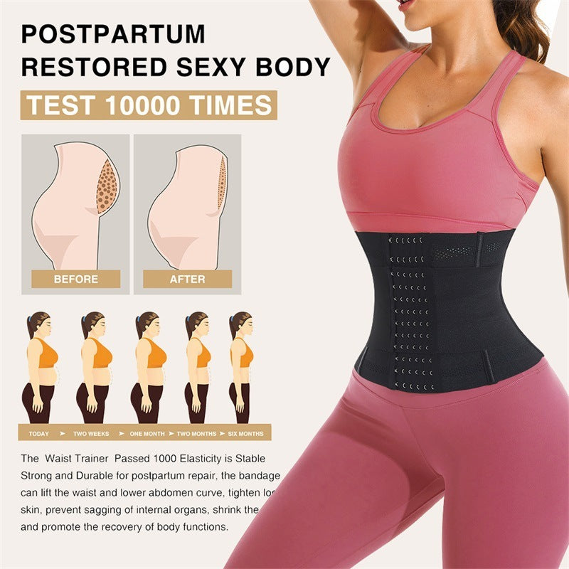 High Elastic Belly Band Men And Women Sports Fitness Tummy Slimming Shaping Postpartum Body Mesh Breathable Waistband Women