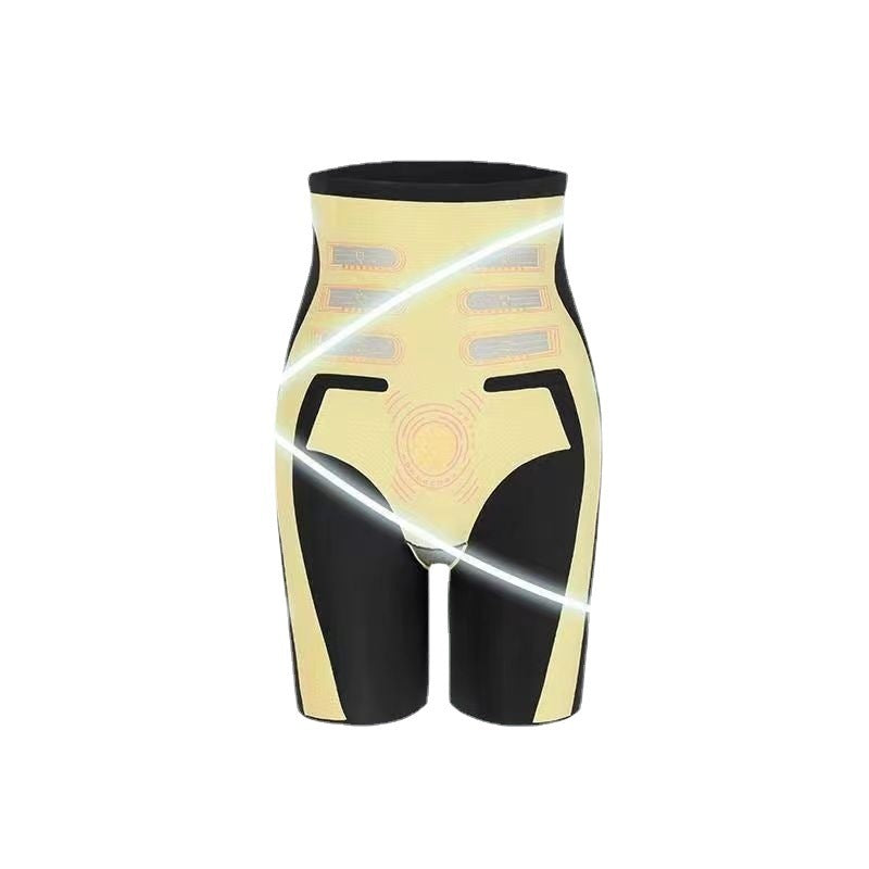 Winter Thin High-waisted Flat-angle Belly Tightening And Buttock Lifting Strong Shaping Pants