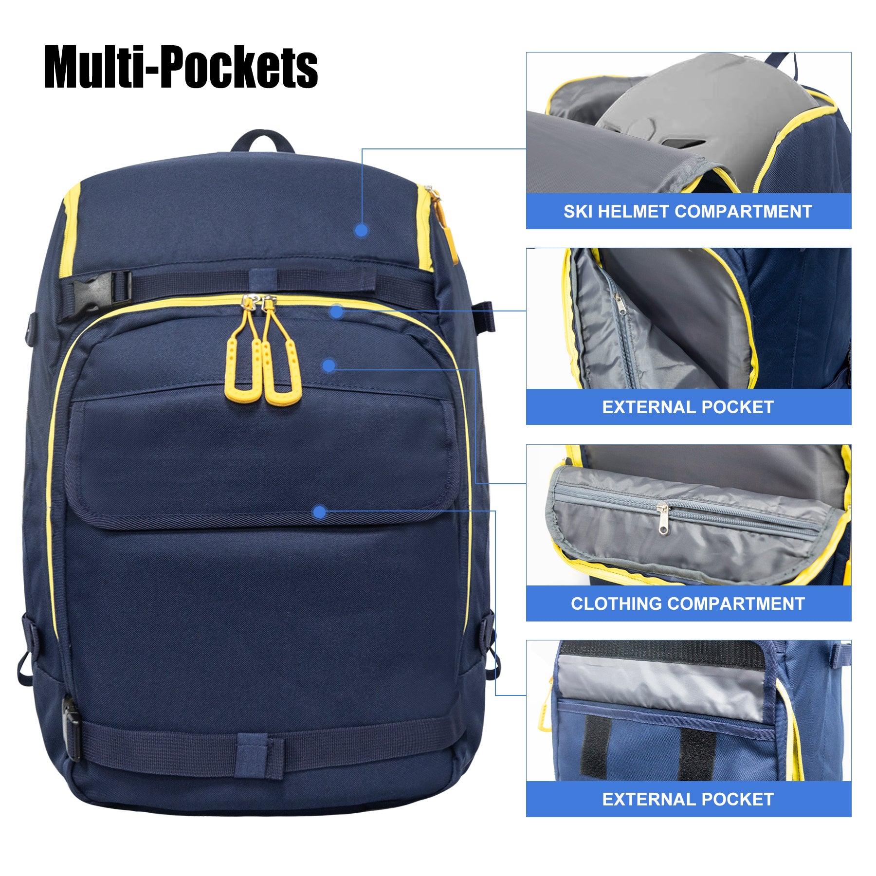 50L Blue Travel Ski Backpack, Amazon Logistics, Wal Mart Ban, No Delivery On Weekends