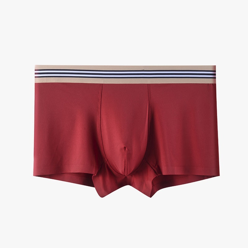 Summer Antibacterial Breathable Mid-waist Boxers Men