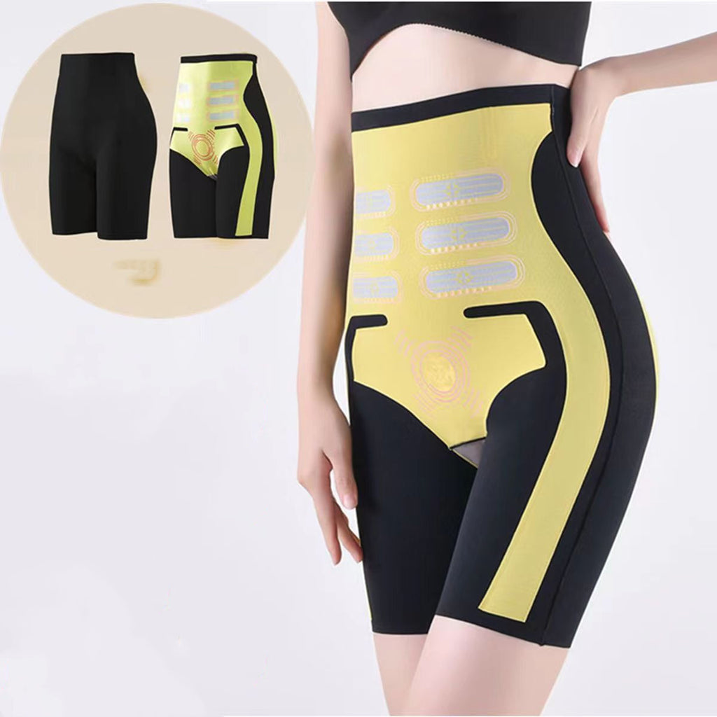 Winter Thin High-waisted Flat-angle Belly Tightening And Buttock Lifting Strong Shaping Pants