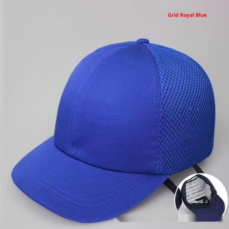 Factory Workshop Lightweight Anti-collision Breathable Baseball Cap
