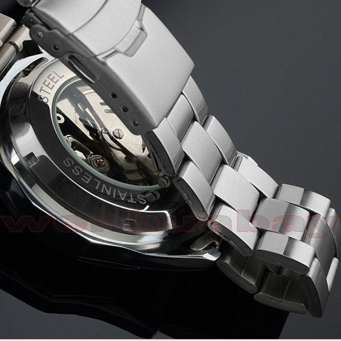 A Full Automatic Men's Automatic Mechanical Watches, Men's Automatic Mechanical Watch Steel Strip