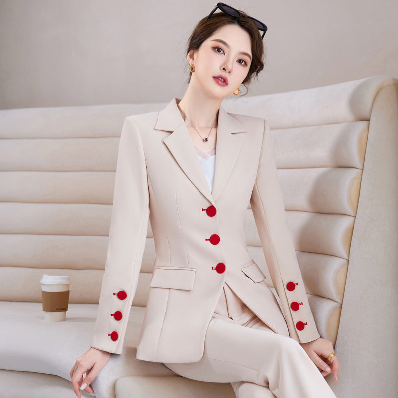 Women's Business Wear Suit Suit Suit Bell-bottom Pants Trousers