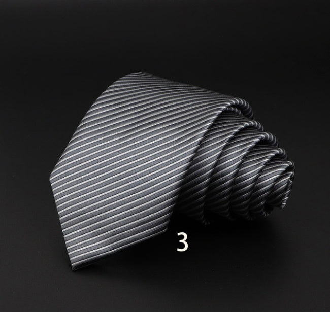 Men's Striped British Gentleman Polyester Fiber Tie