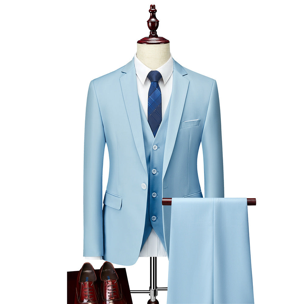 Men's Suit Three-piece Suit Business Wear Formal Wear