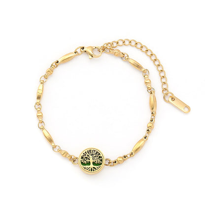 Aromatherapy Bracelet Hollow Lucky Tree Yoga