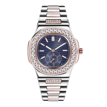 Mens Fashion Alloy Luxury Brand Diamond Gifts Watches