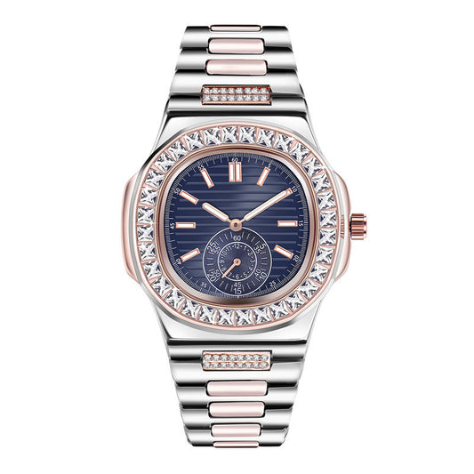 Mens Fashion Alloy Luxury Brand Diamond Gifts Watches