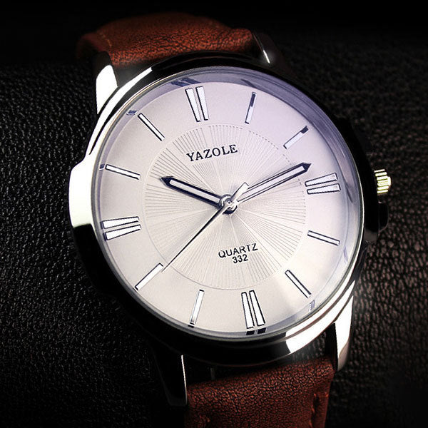 YAZOLE Fashion Quartz Watch Men Watches Top Brand Luxury Male Clock Business Mens Wrist Watch Hodinky Relogio Masculino 