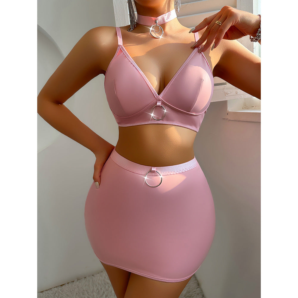 European And American Style Sexy Underwear Skirt Suit Sexy Bra Women