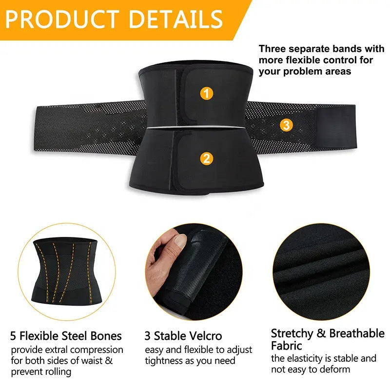 Men's And Women's Waist Shaping Belt Sports Fitness