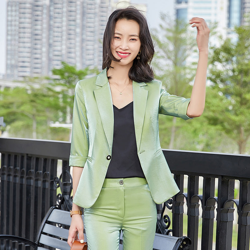 Small Suit Female Professional Suit Fashion Niche Business