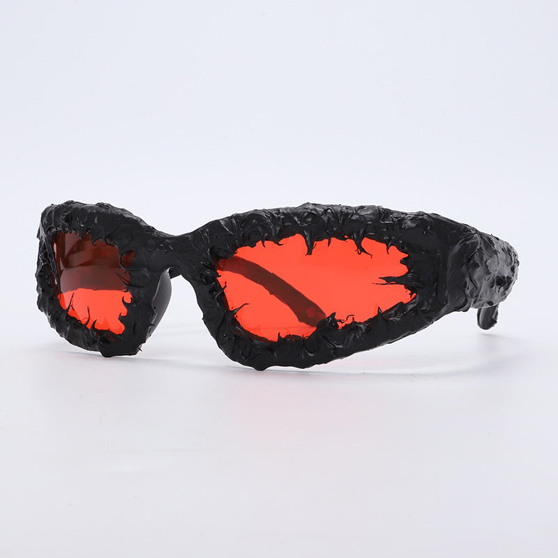 Punk Hot Girl Style Fashion Cat Eye Personality Men And Women Sun Glasses