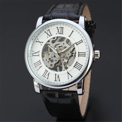 Men's hollow automatic mechanical watch