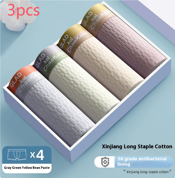 Men's Underwear Antibacterial Comfortable Breathable Sports Boxers