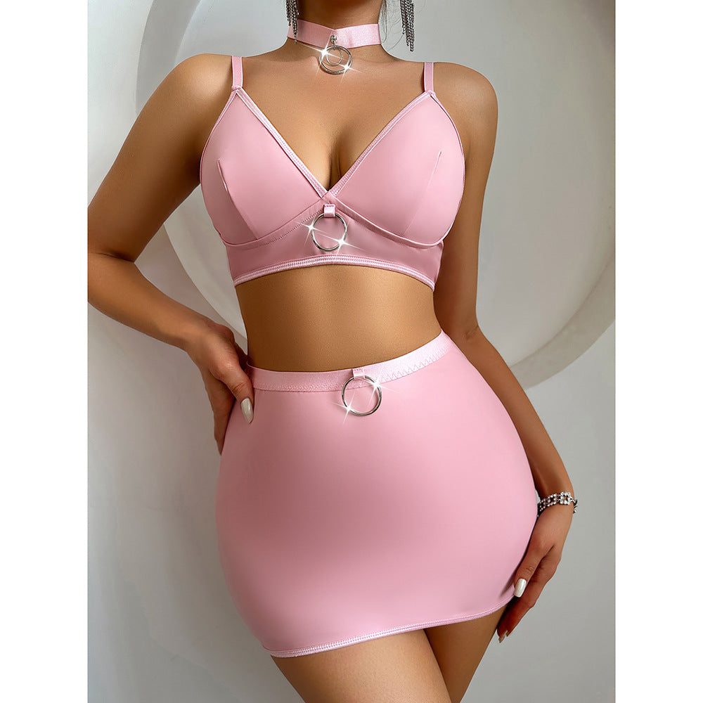 European And American Style Sexy Underwear Skirt Suit Sexy Bra Women
