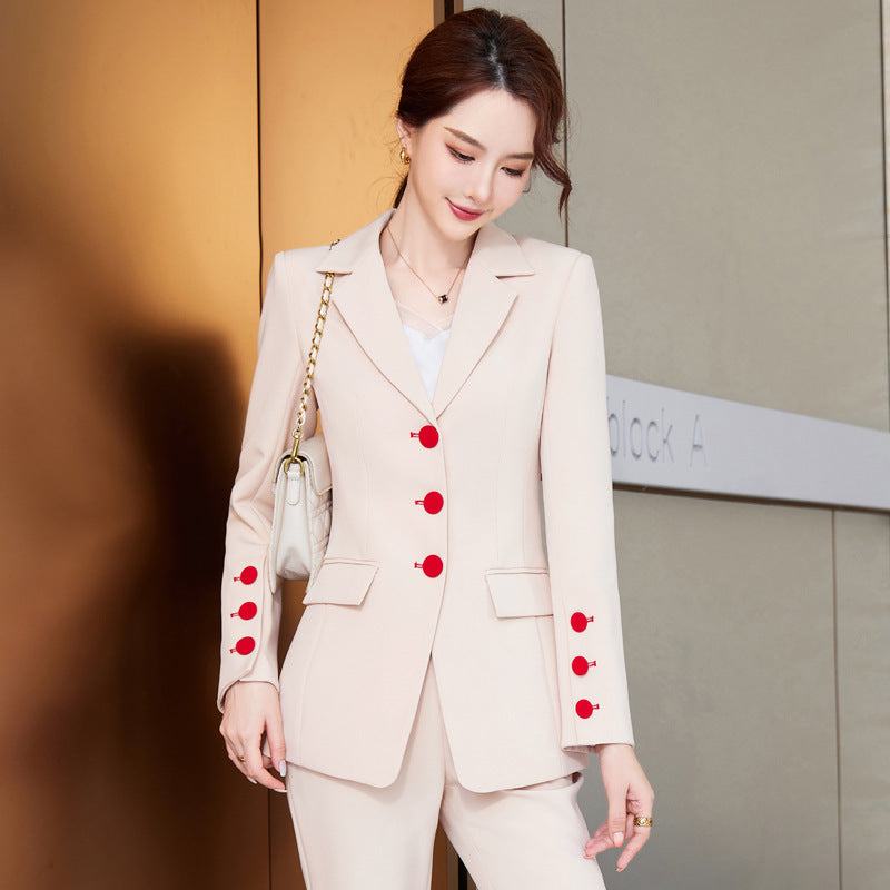 Women's Business Wear Suit Suit Suit Bell-bottom Pants Trousers