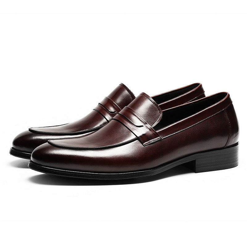 New Style Leather Shoes Men's Leather Business Suits
