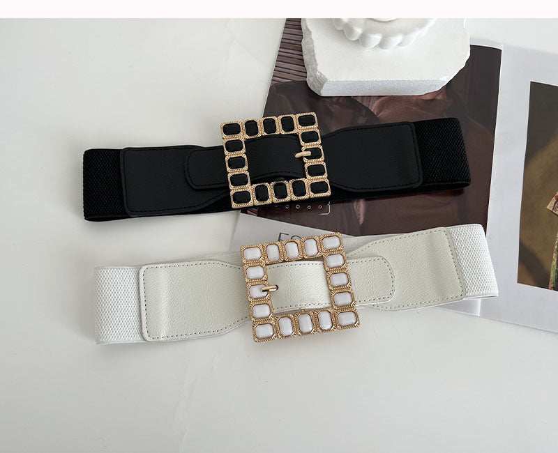 New Rhinestone Pin Buckle Belt Women