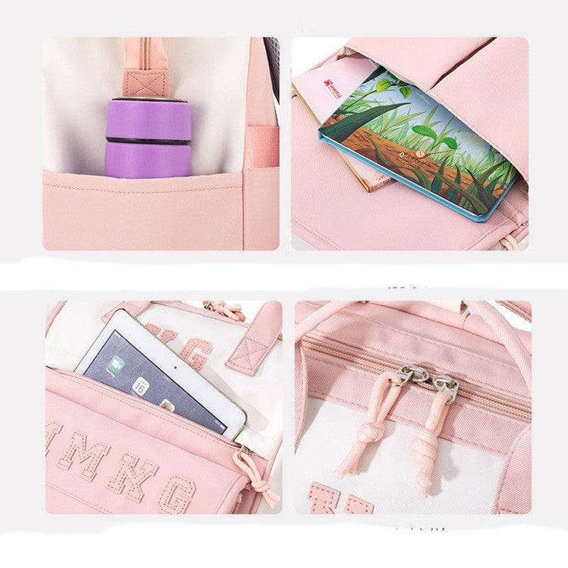 Japanese Ins College Style Hand-carrying Backpack