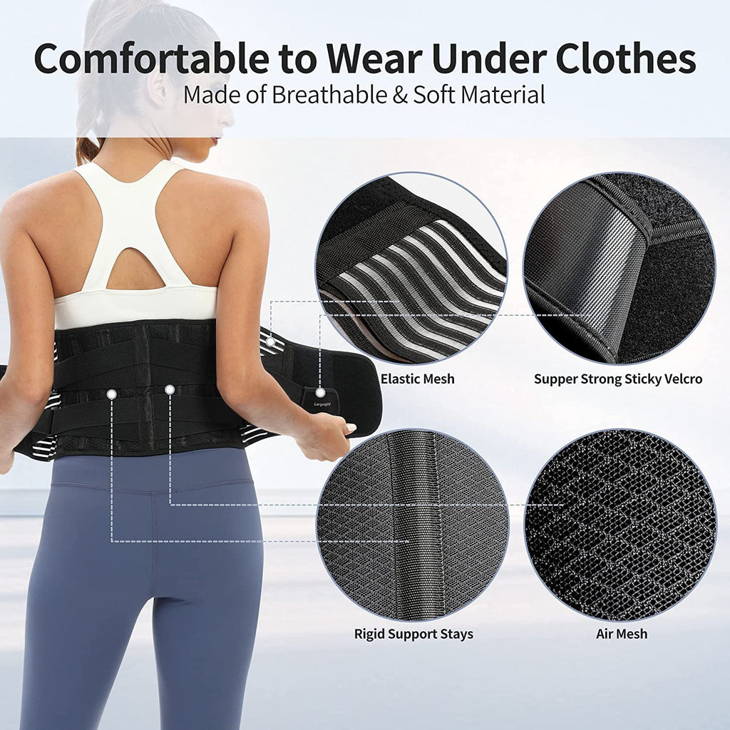 Breathable Support Elastic Compression Waistband